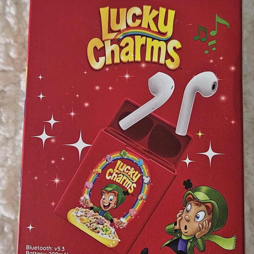 Othr Lucky Charms Earbud Headphones - Red and White